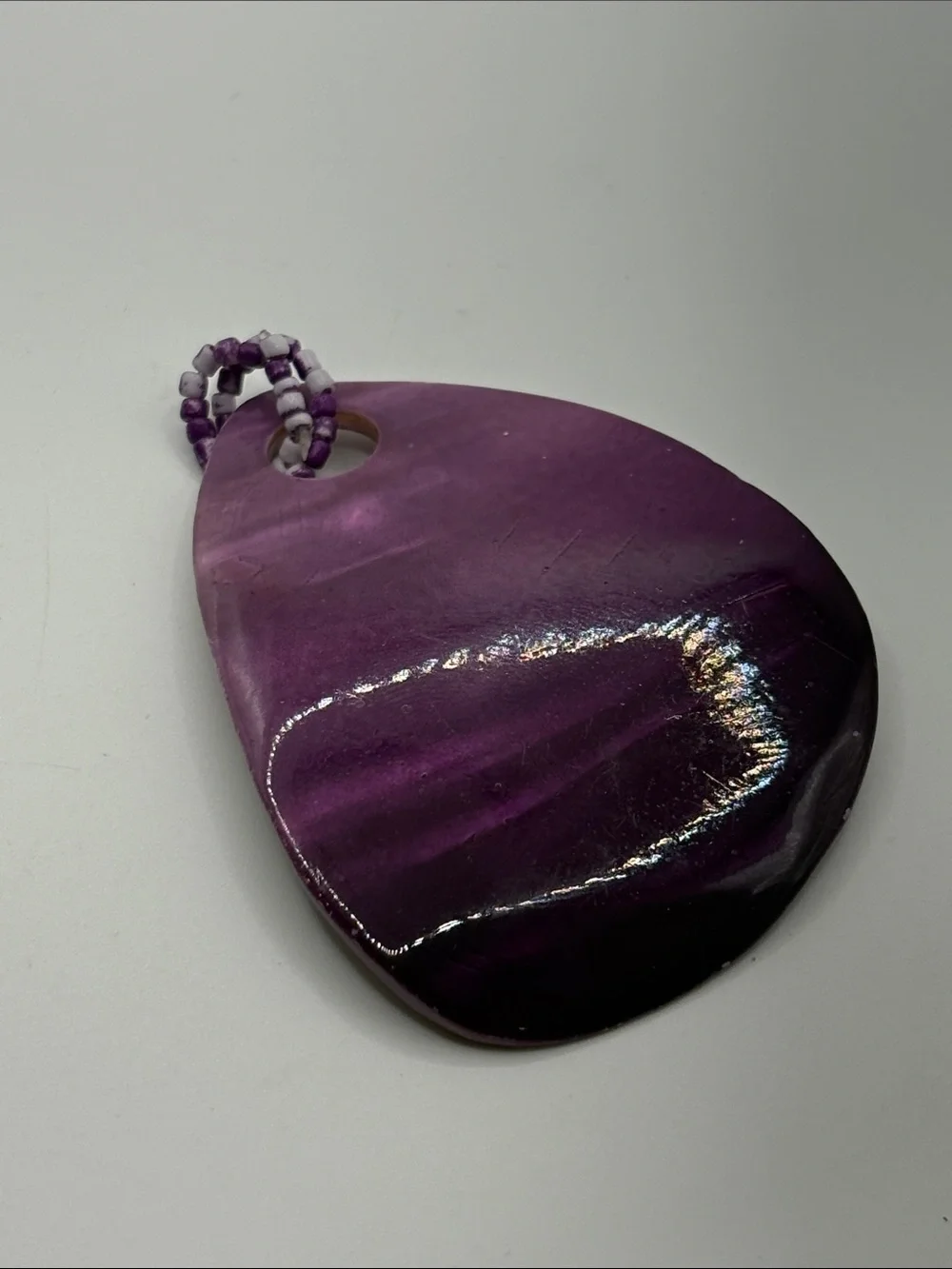 Vintage polished teardrop
